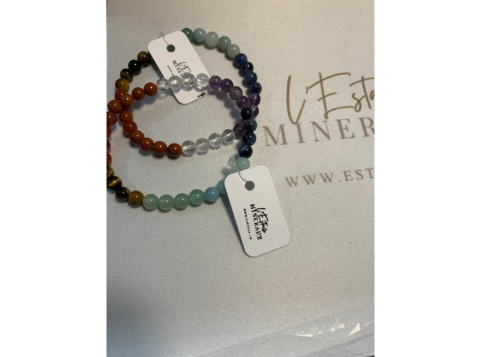 Bracelet 7 chakras 6 mm