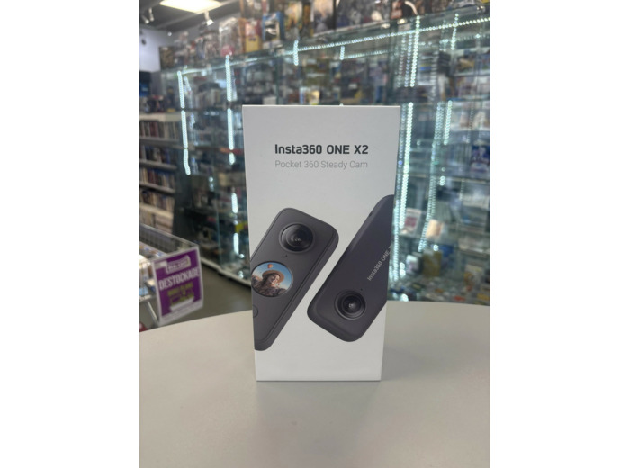 Insta360 One X2 - 360° caméra de poche - 5.7K / 30 pi/s - Wi-Fi, Bluetooth - sous-marin jusqu'à 10 m