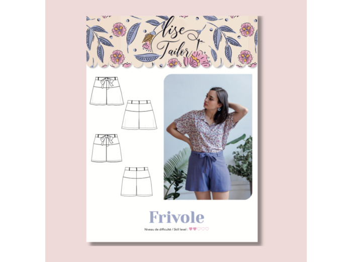 Lise Tailor – Patron Femme Short "Frivole" du 34 au 52