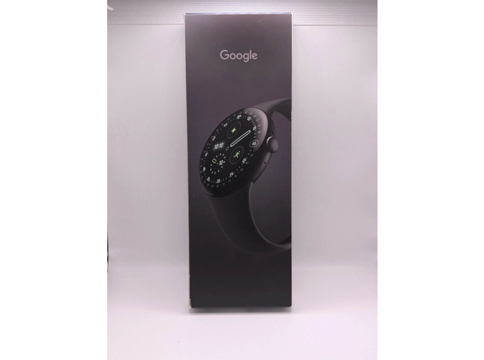 Montre connectée Google Pixel Watch 4 45 mm Bluetooth Noir Mat avec bracelet sport fluoroélastomère Noir Volcanique