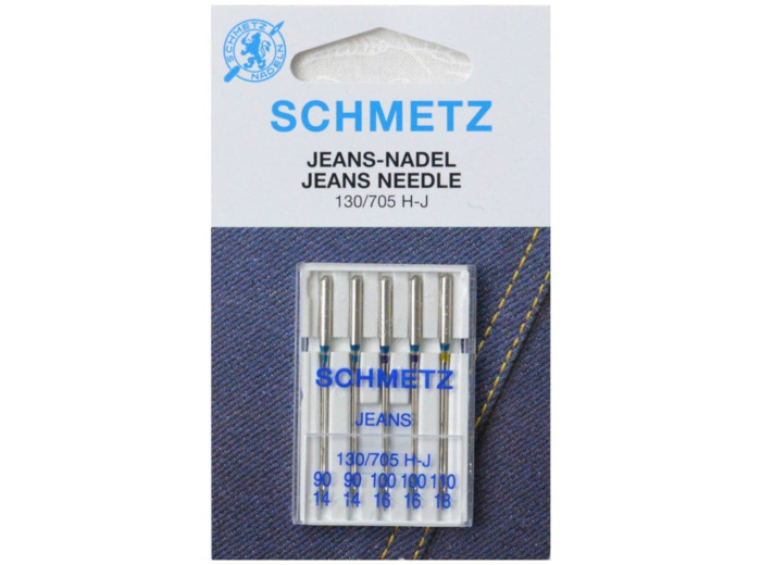Schmetz - Set 5 Aiguilles Jeans Denim Assorties