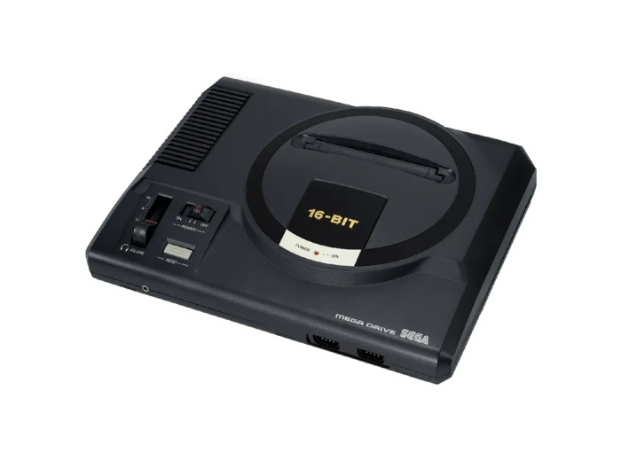 Console Sega Megadrive avec une manette
