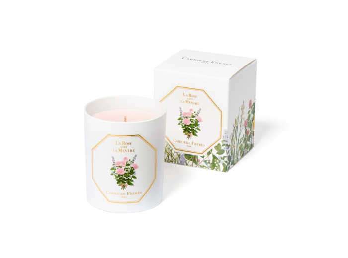 Bougie Parfumée Rose Menthe