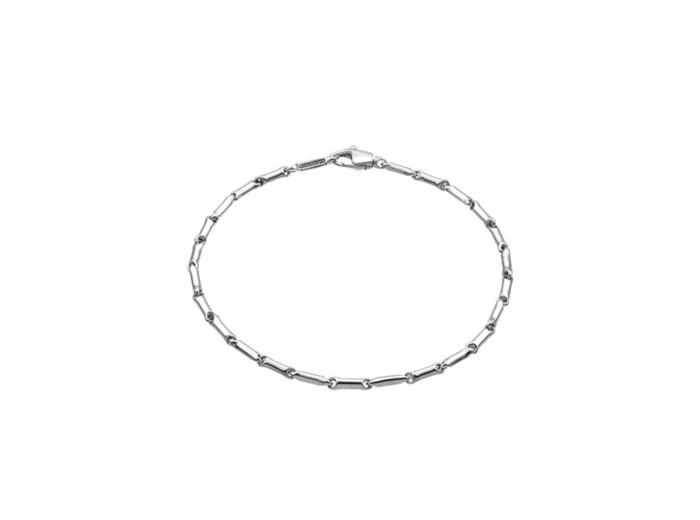 Bracelet Chimento Bamboo Classic en or blanc