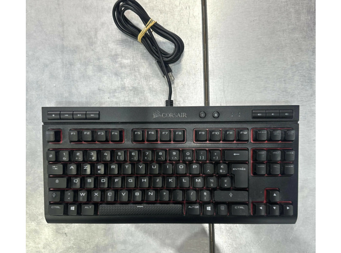 Corsair K63 Compact Gaming Tastatur, Mx - red, Rote Led - Schwarz