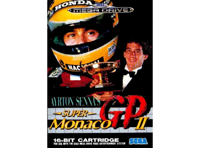 Jeu Sega Megadrive Ayrton Senna Supper Monaco GP II