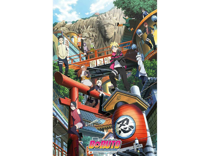 [POSTER] BORUTO - Poster Maxi 91,5x61 - Groupe Konoha