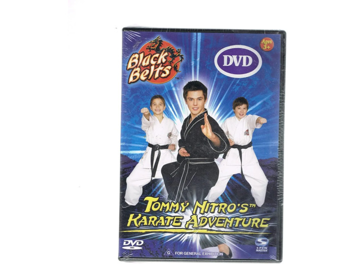 Dvd Tommy Nitro S Karate Adventure , Black Belts , Learn Fundamentals Of Karate