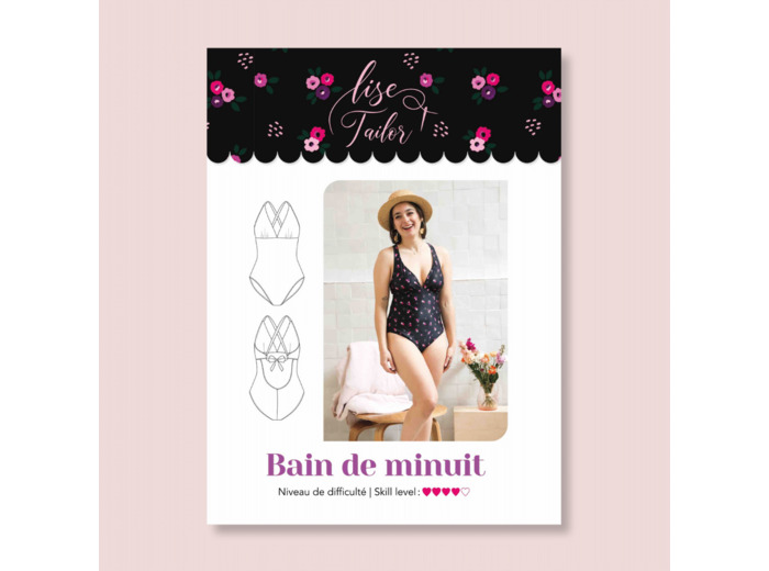 Lise Tailor – Patron Femme Maillot de Bain "Bain de Minuit" du 34 au 52