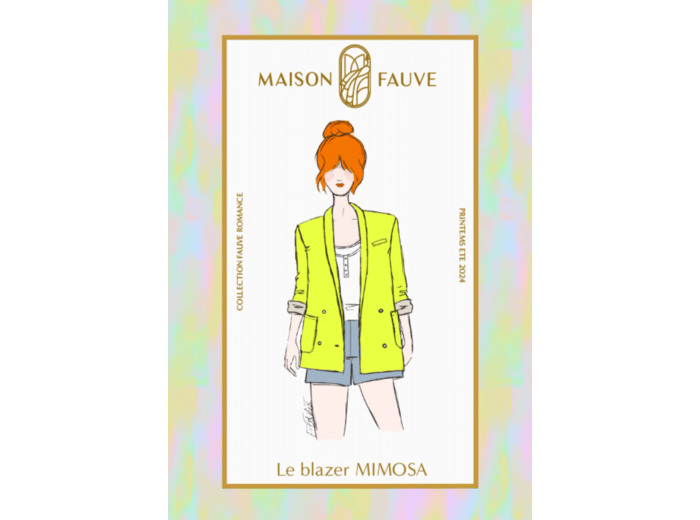 Maison Fauve - Patron Couture Blazer "Mimoza" du 34 au 52