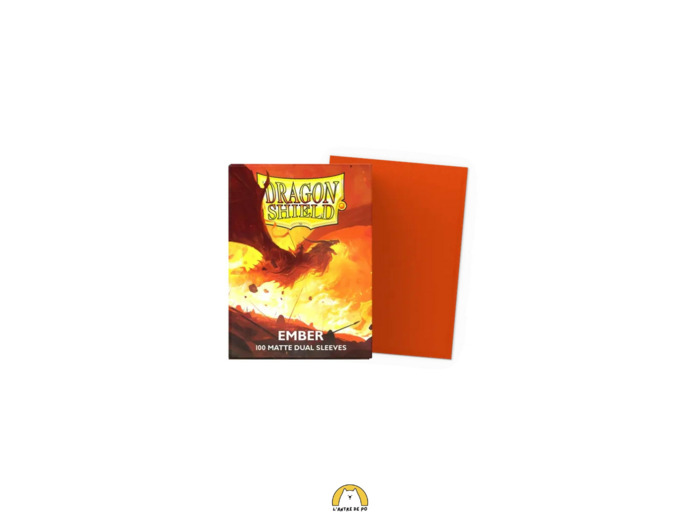 Sleeves Dragon Shield Matte Dual : Ember