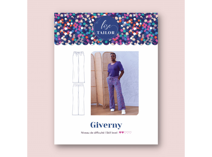 Lise Tailor – Patron Femme Pantalon "Giverny" du 34 au 52