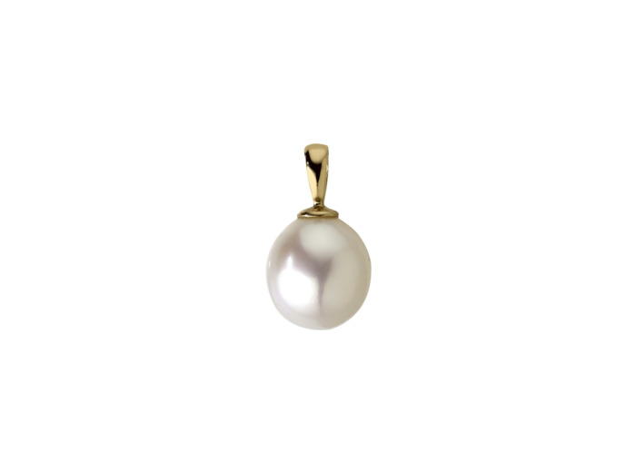 Pendentif en or jaune et perle de culture d'eau douce