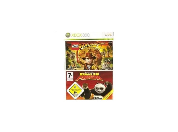 Jeu Xbox360 Double Pack Indiana Jones et Kung Fu Panda