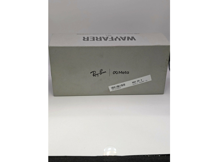 Lunettes connectées IA Meta Ray-Ban Wayfarer (Gen 2) Bleu cosmique brillant taille grande