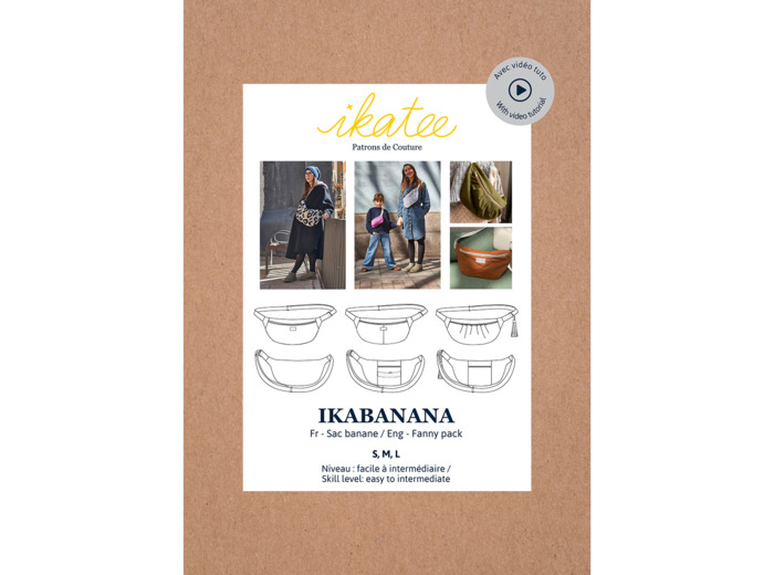 Ikatee – Patron Couture Sac Banane "Ikabanana"