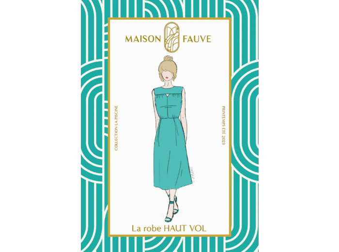 Maison Fauve - Patron Couture Femme Robe "Haut Vol" du 34 au 52