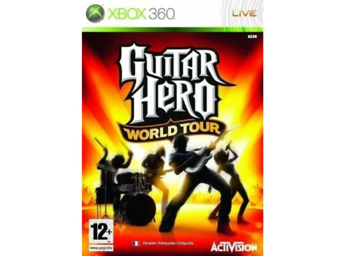 Jeu XBox 360 Guitar Hero -  World Tour