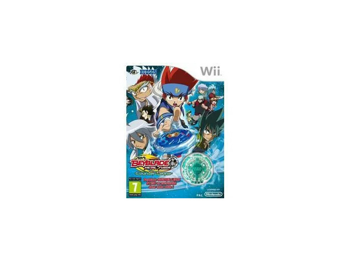 Jeu Wii Beyblade Metal Fusion + Toupie Wii
