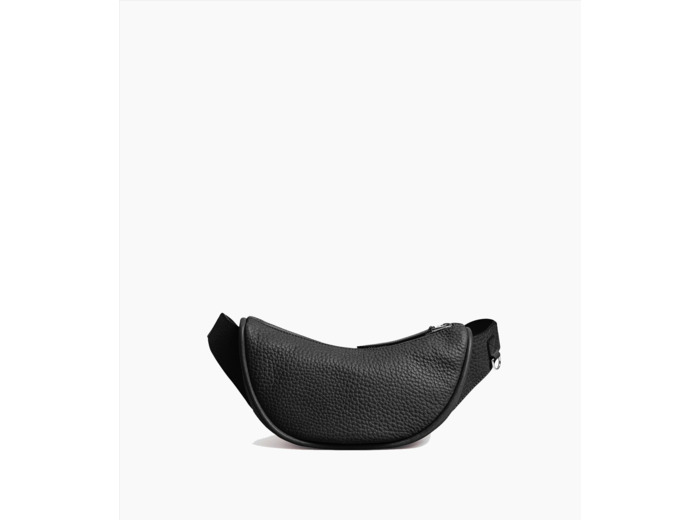 Sac banane Noah en cuir grain buffle et cuir lisse