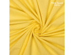 Fibre Mood - Tissu Seersucker "Dazzle" Uni Jaune Citron
