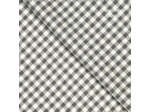 Fibre Mood - Tissu Vichy Seersucker "Carline" Gris et Blanc