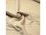 Sélection Coup de Coudre – Tissu Matelassé Leger à Motif Losange Uni Beige