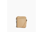 Petite sacoche zippée Emile en cuir grainé