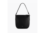 Sac hobo moyen modèle Madeleine en cuir de taurillon grainé