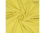 Fibre Mood - Tissu Aspect Lavé en Modal et Polyester "Carry" Uni Couleur Jaune