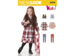 New Look – Patron Enfant Tunique, Robe, Legging et Gilet n°6424 3-8 ans