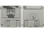[REPLIQUE] Doom II Réplique de disquette en métal Édition limitée Édition antique Argenté