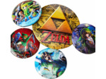 ZELDA - PACK 5 BADGES - THE LEGEND OF ZELDA CLASSIC