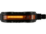 LOOK Cycle - Pédale de Vélo Geo City Grip Vision - Pédale Plate avec Sécurité Lumineuse - Adhérence Maximale - Activ Grip en Caoutchouc Innovant - Pédale Vélo Urbaine Premium