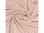 Fibre Mood – Tissu Jacquard de Polyester 3D Uni Couleur Parme - coupon 3m