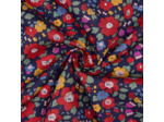 Liberty of London - Tissu Coton Tana Lawn "Betsy" Bleu Marine et Rouge