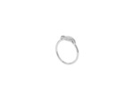 Bague Murat Café Lumière en argent rhodié et oxyde de zirconium