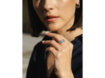 Bague Murat Façades en argent rhodié et oxyde de zirconium