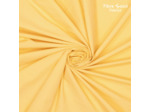 Fibre Mood - Tissu Popeline de Coton Lavé "Lilian" Uni Couleur Jaune Beurre