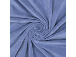 Sélection Coup de coudre - Tissu Coton Velours Lisse en Coton Uni Bleu Indigo