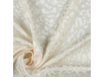 Sélection Coup de Coudre - Tissu Jacquard de Viscose Léopard Uni Ecru