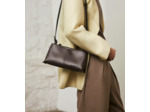 Petit sac bandoulière Félicie en cuir lisse