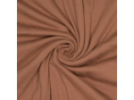 Fibre Mood - Tissu Jersey Bord-Cotes Uni Couleur Mocha Mousse