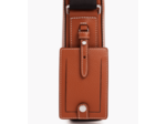 Petite sacoche zippée Emile en cuir grainé