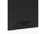 Portefeuille vertical zippé Emile en cuir signature T
