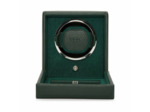 Remontoir pour montre automatique Wolf 1834 en cuir vegan vert
