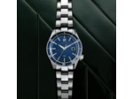 Montre March LA.B BONZER AUTOMATIQUE 41 MM - DOUBLE BLUE - Acier Brossé 3 Maillons