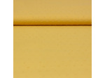 Sélection Coup de coudre - Tissu Voile de Coton Plumetis Uni Couleur Jaune Poussin - coupon 2 m