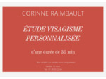 Carte cadeau étude visagisme personnalisé de 30 min