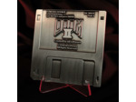 [REPLIQUE] Doom II Réplique de disquette en métal Édition limitée Édition antique Argenté